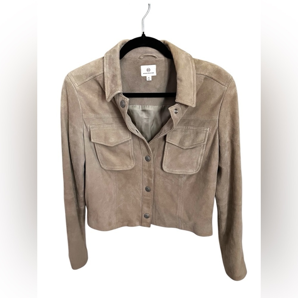 Adriano Goldschmied 100% Lamb Leather Tan Jacket, Women’s Size: XS - Picture 2 of 14